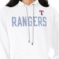 Texas Rangers G-III 4Her by Carl Banks Women's Dot Print Pullover Hoodie On Sale
