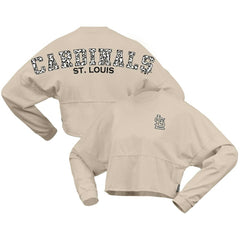 St. Louis Cardinals Fanatics Women's Long Sleeve Cropped Jersey T-Shirt Online