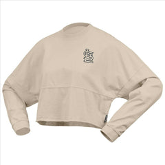St. Louis Cardinals Fanatics Women's Long Sleeve Cropped Jersey T-Shirt Online