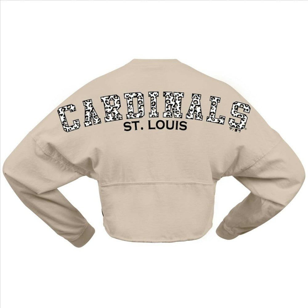 St. Louis Cardinals Fanatics Women's Long Sleeve Cropped Jersey T-Shirt Online