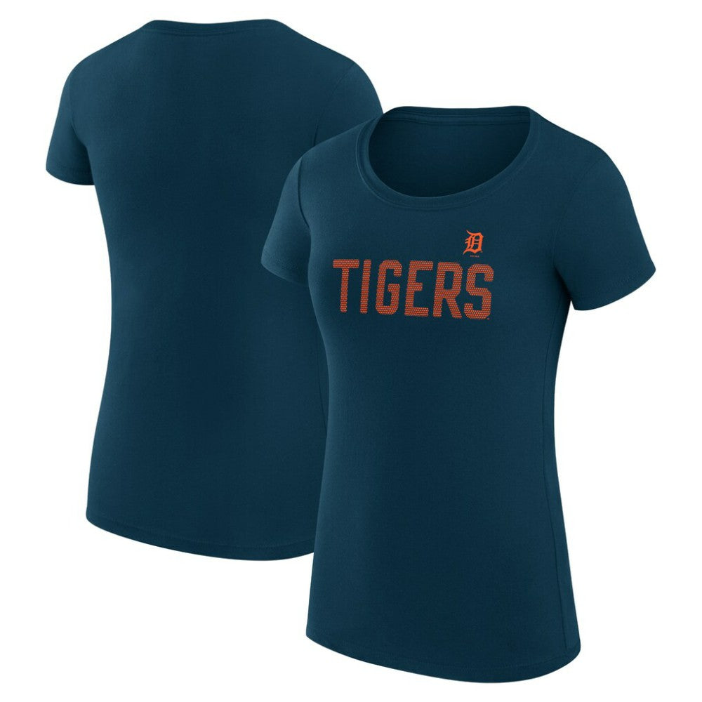 Detroit Tigers G-III 4Her by Carl Banks Women's Super-Slim Fit Lightweight Dot Print T-Shirt for sale