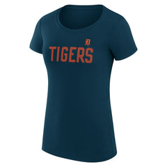 Detroit Tigers G-III 4Her by Carl Banks Women's Super-Slim Fit Lightweight Dot Print T-Shirt for sale