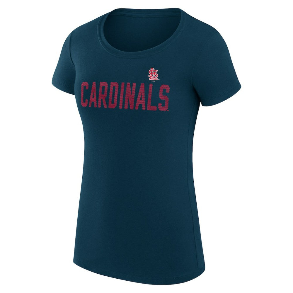 St. Louis Cardinals G-III 4Her by Carl Banks Women's Super-Slim Fit Lightweight Dot Print T-Shirt On Sale