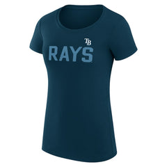 Tampa Bay Rays G-III 4Her by Carl Banks Women's Super-Slim Fit Lightweight Dot Print T-Shirt Near Me