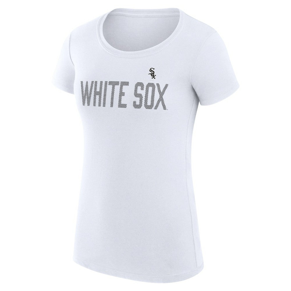 Chicago White Sox G-III 4Her by Carl Banks Women's Super-Slim Fit Lightweight Dot Print T-Shirt for sale