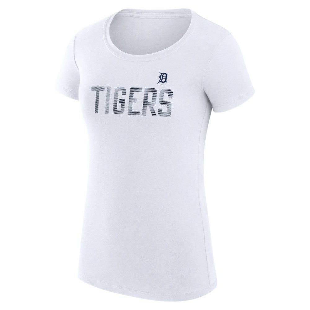 Detroit Tigers G-III 4Her by Carl Banks Women's Super-Slim Fit Lightweight Dot Print T-Shirt On Sale