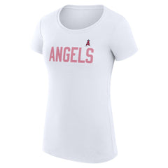 Los Angeles Angels G-III 4Her by Carl Banks Women's Super-Slim Fit Lightweight Dot Print T-Shirt Online