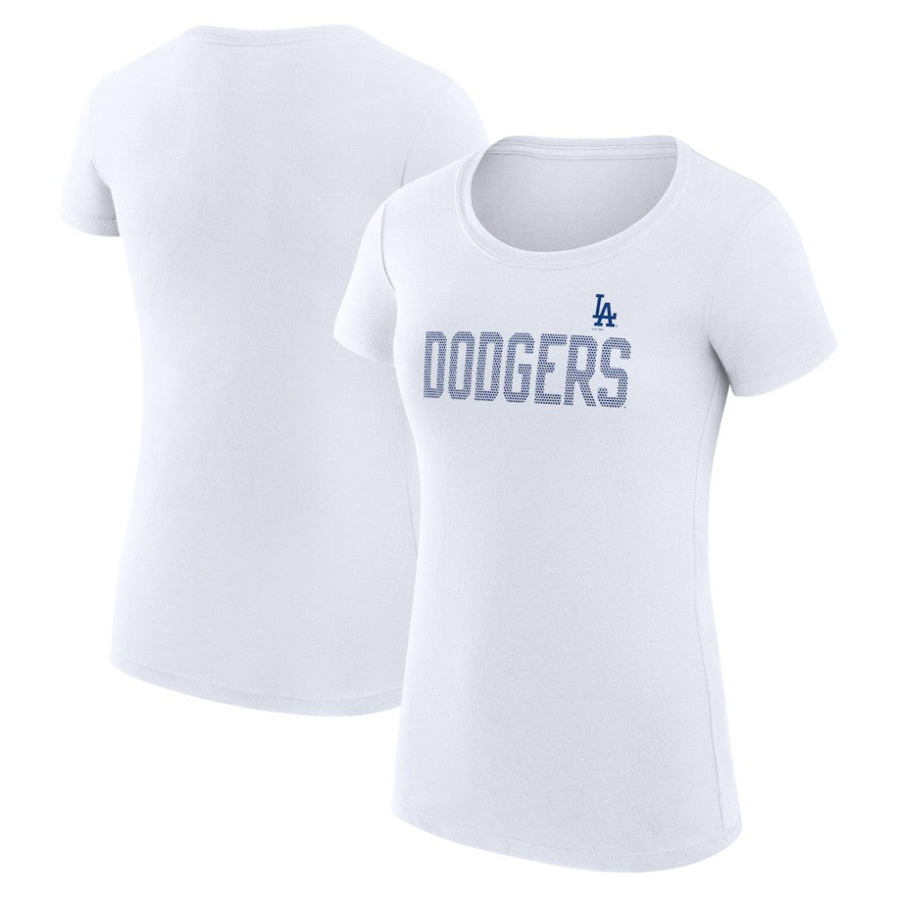 Los Angeles Dodgers G-III 4Her by Carl Banks Women's Super-Slim Fit Lightweight Dot Print T-Shirt Online