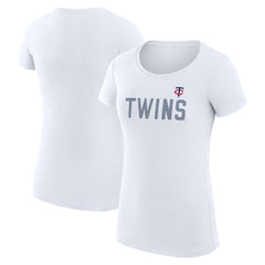 Minnesota Twins G-III 4Her by Carl Banks Women's Super-Slim Fit Lightweight Dot Print T-Shirt for sale
