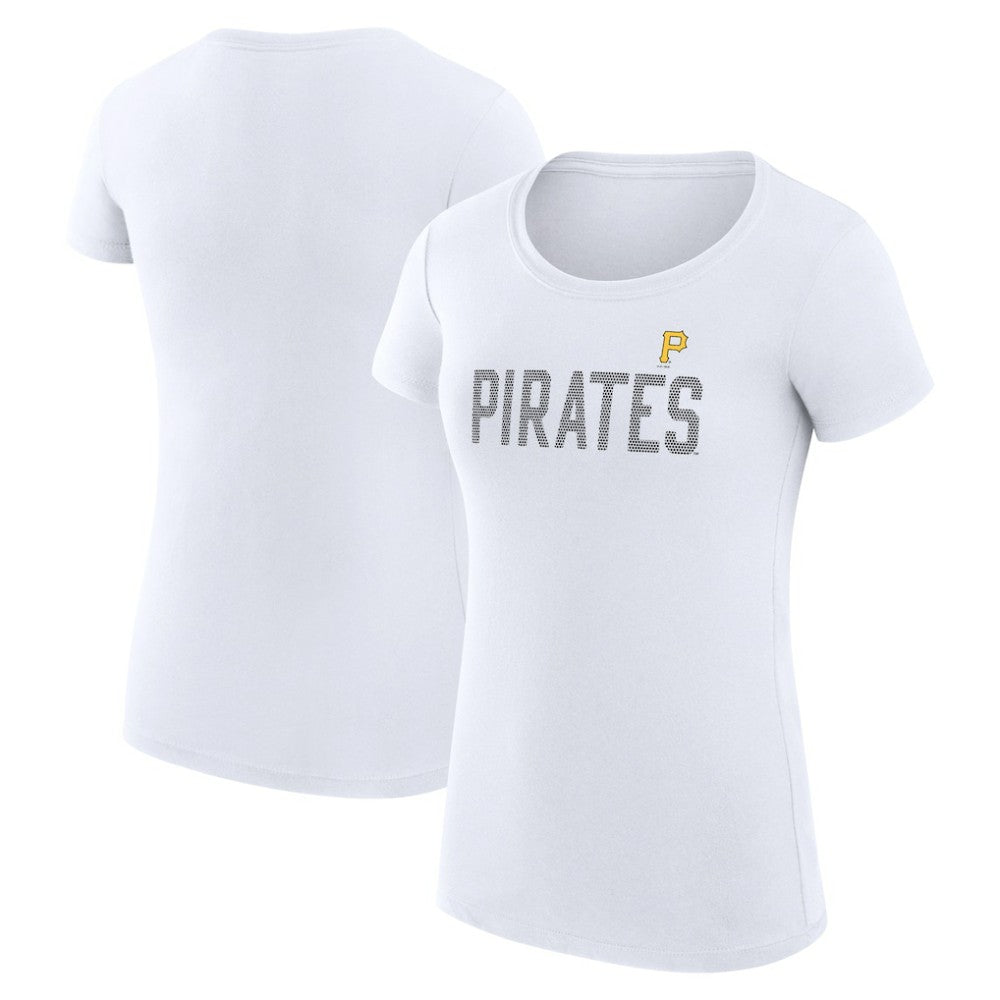 Pittsburgh Pirates G-III 4Her by Carl Banks Women's Super-Slim Fit Lightweight Dot Print T-Shirt Sale