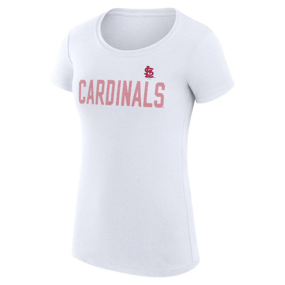 St. Louis Cardinals G-III 4Her by Carl Banks Women's Super-Slim Fit Lightweight Dot Print T-Shirt discount