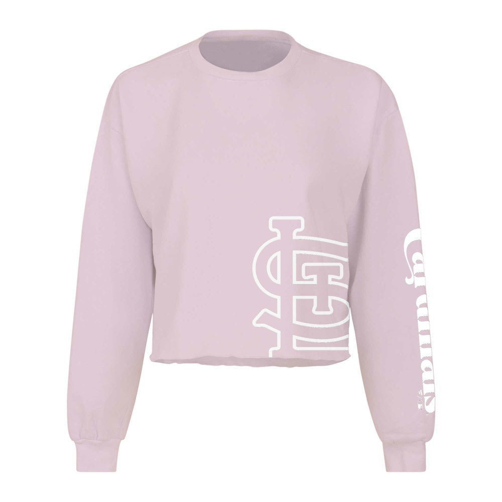 St. Louis Cardinals Fanatics Women's Cropped Slouchy Long Sleeve T-Shirt Near Me