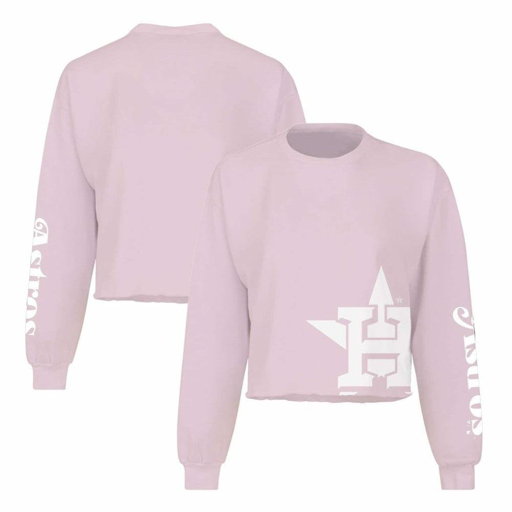 Houston Astros Fanatics Women's Cropped Slouchy Long Sleeve T-Shirt discount