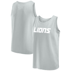 Detroit Lions Elements Tank Top Gray - Fanatics
