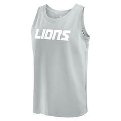 Detroit Lions Elements Tank Top Gray - Fanatics