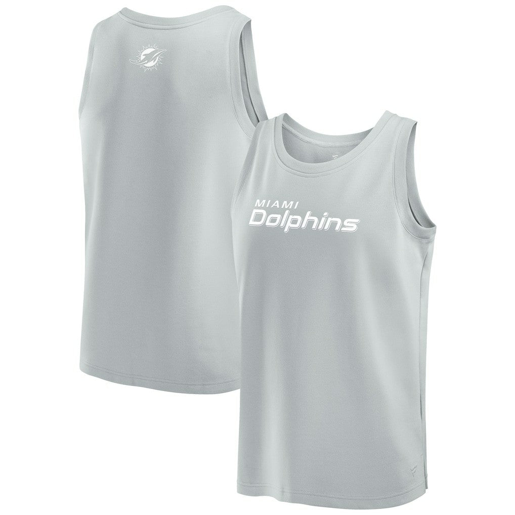 Miami Dolphins Elements Tank Top Gray - Fanatics