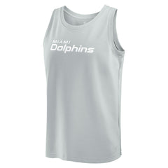 Miami Dolphins Elements Tank Top Gray - Fanatics