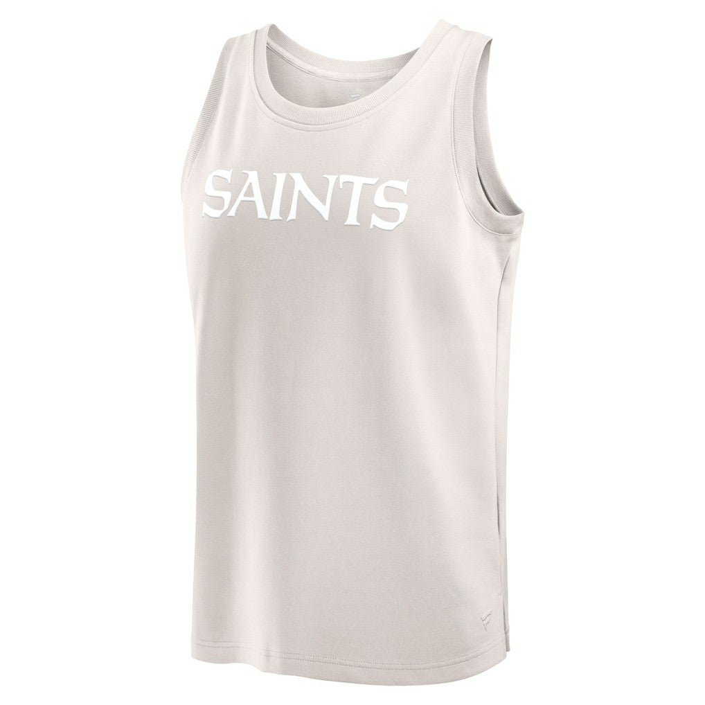 New Orleans Saints Elements Tank Top Cream - Fanatics