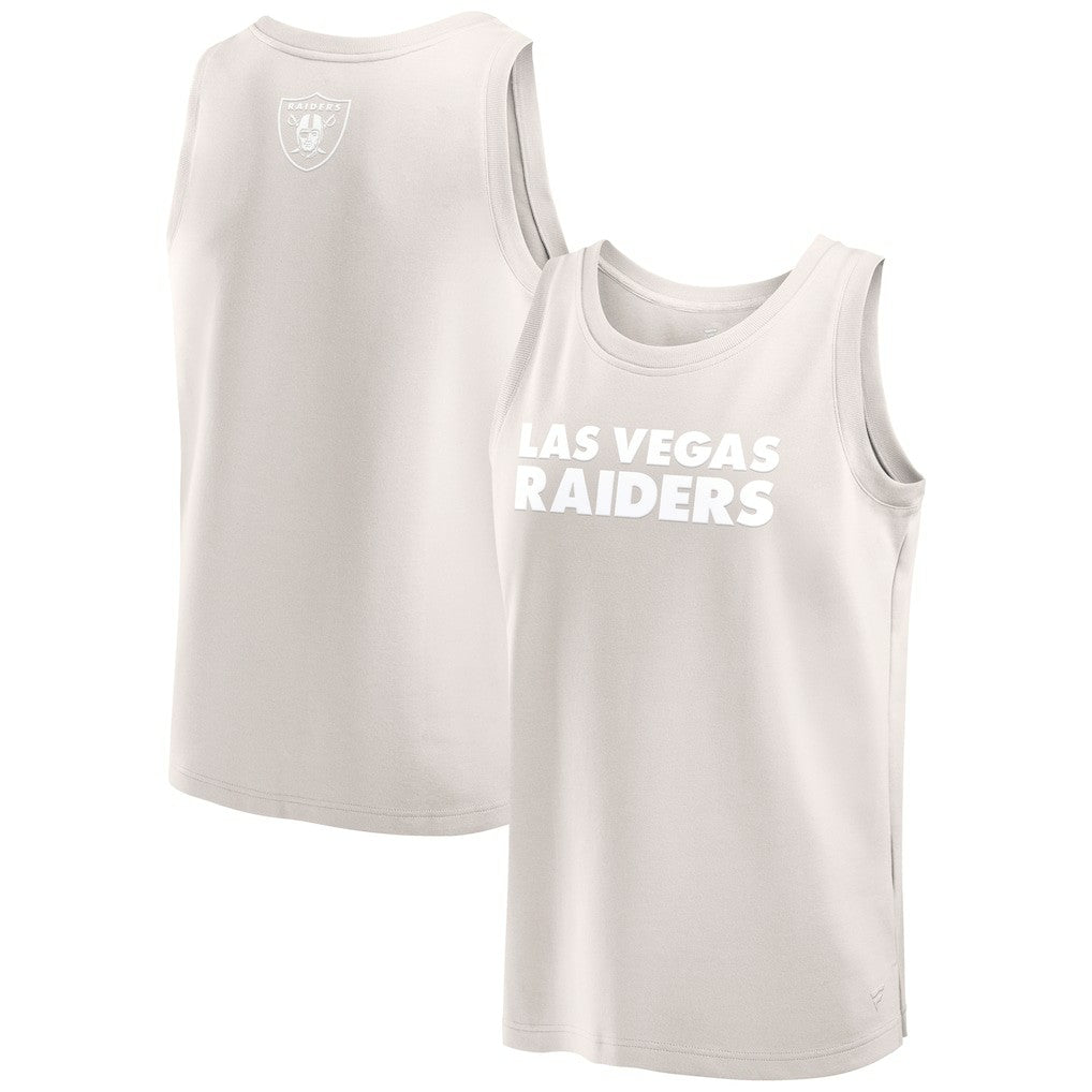 Las Vegas Raiders Elements Tank Top Cream - Fanatics