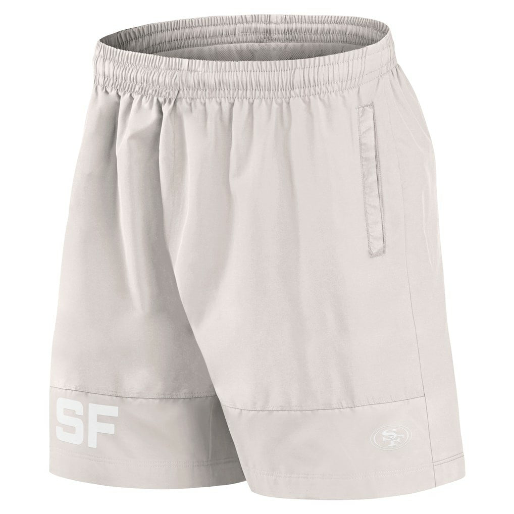 San Francisco 49ers Elements Shorts Cream - Fanatics