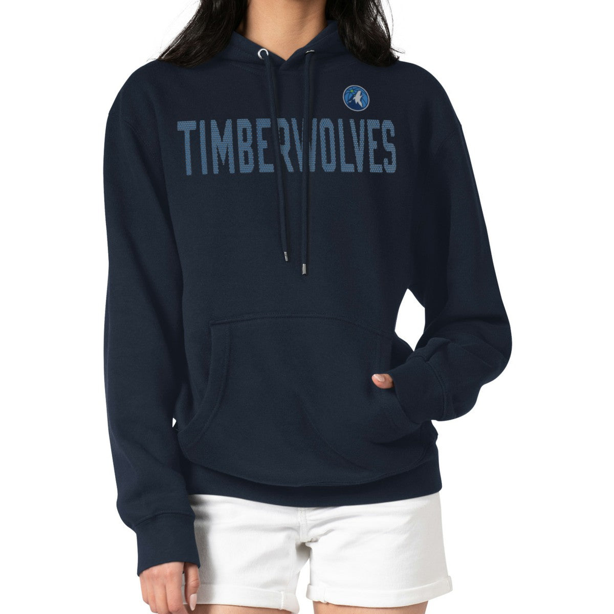 NBA - Minnesota Timberwolves G-III 4Her by Carl Banks Women's Dot Print Pullover Hoodie - Navy