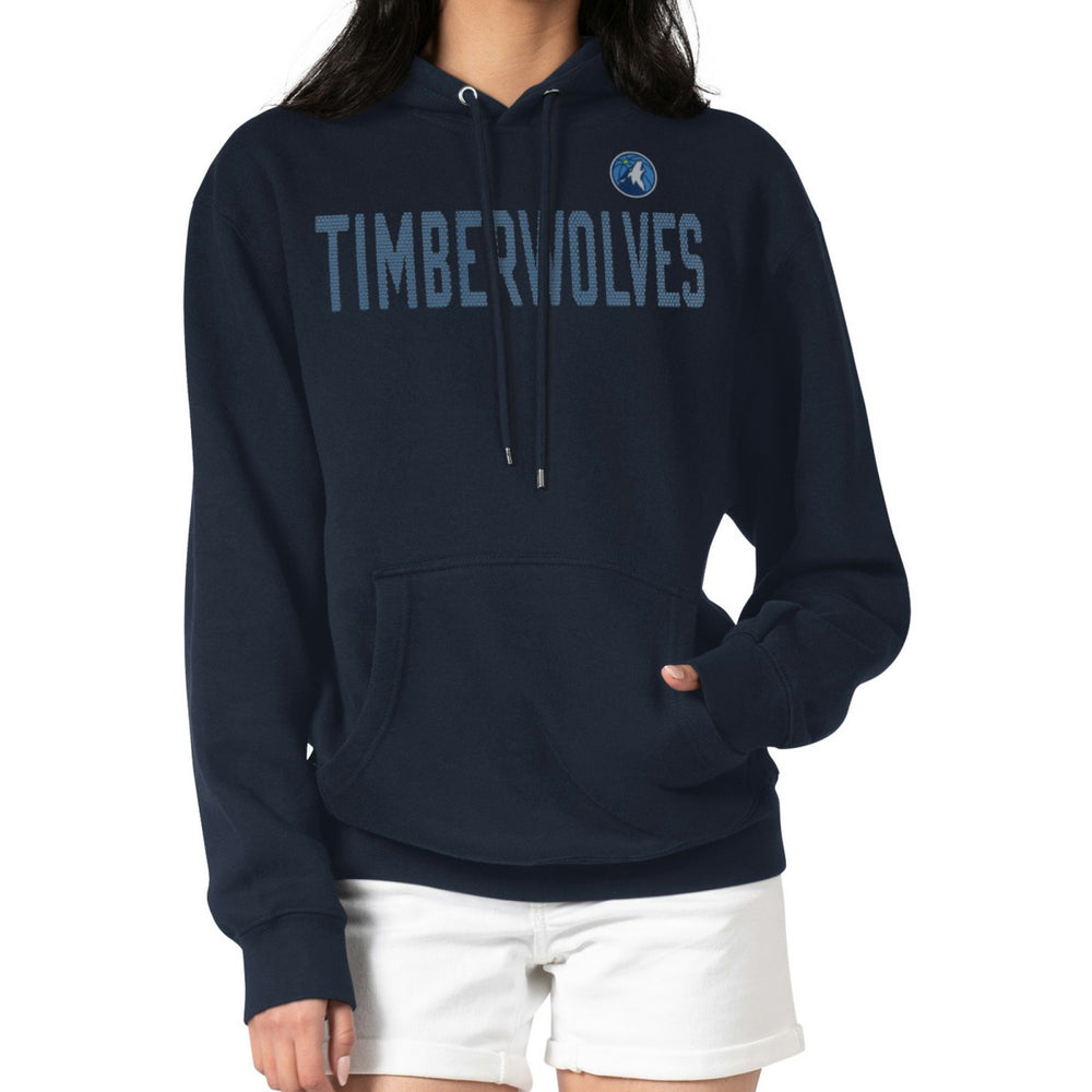 NBA - Minnesota Timberwolves G-III 4Her by Carl Banks Women's Dot Print Pullover Hoodie - Navy