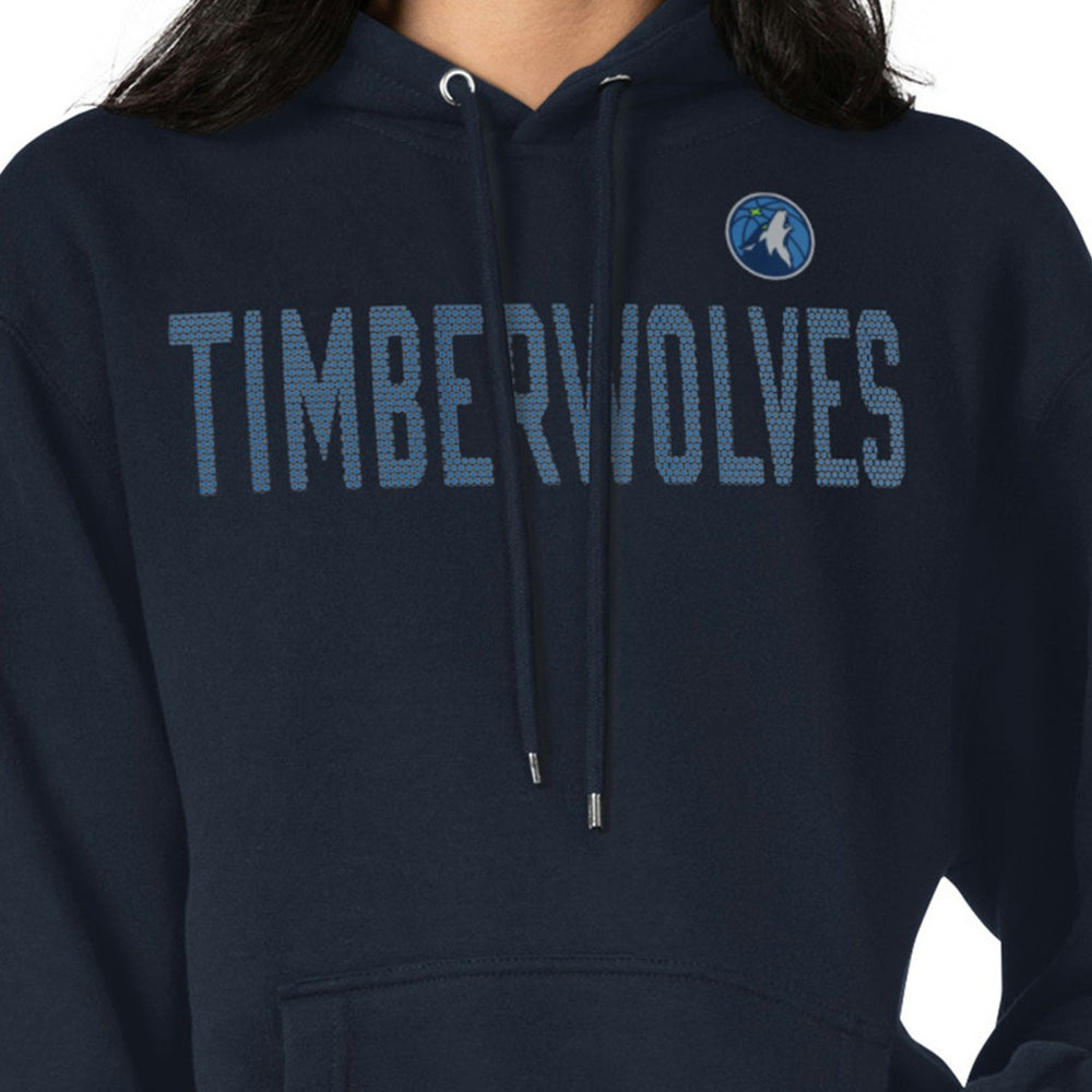 NBA - Minnesota Timberwolves G-III 4Her by Carl Banks Women's Dot Print Pullover Hoodie - Navy