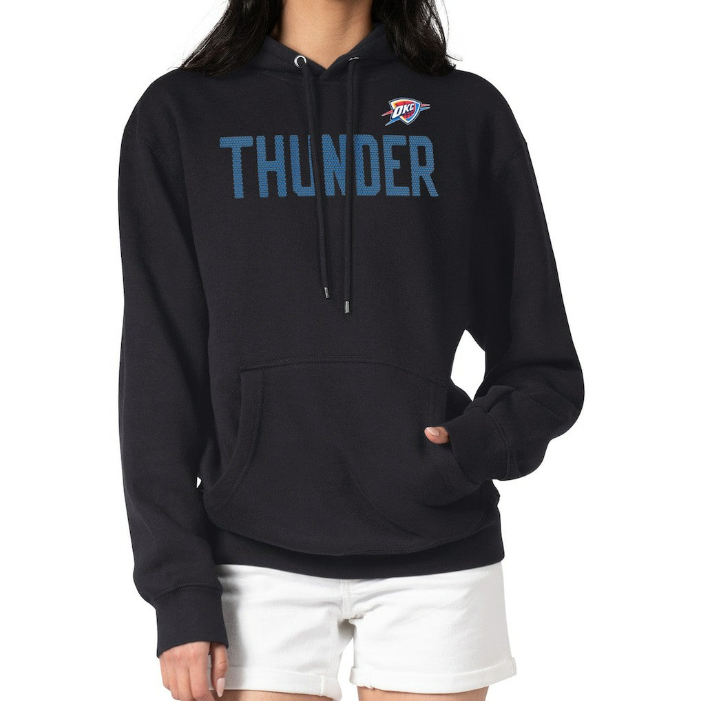 NBA - Oklahoma City Thunder G-III 4Her by Carl Banks Women's Dot Print Pullover Hoodie - Black