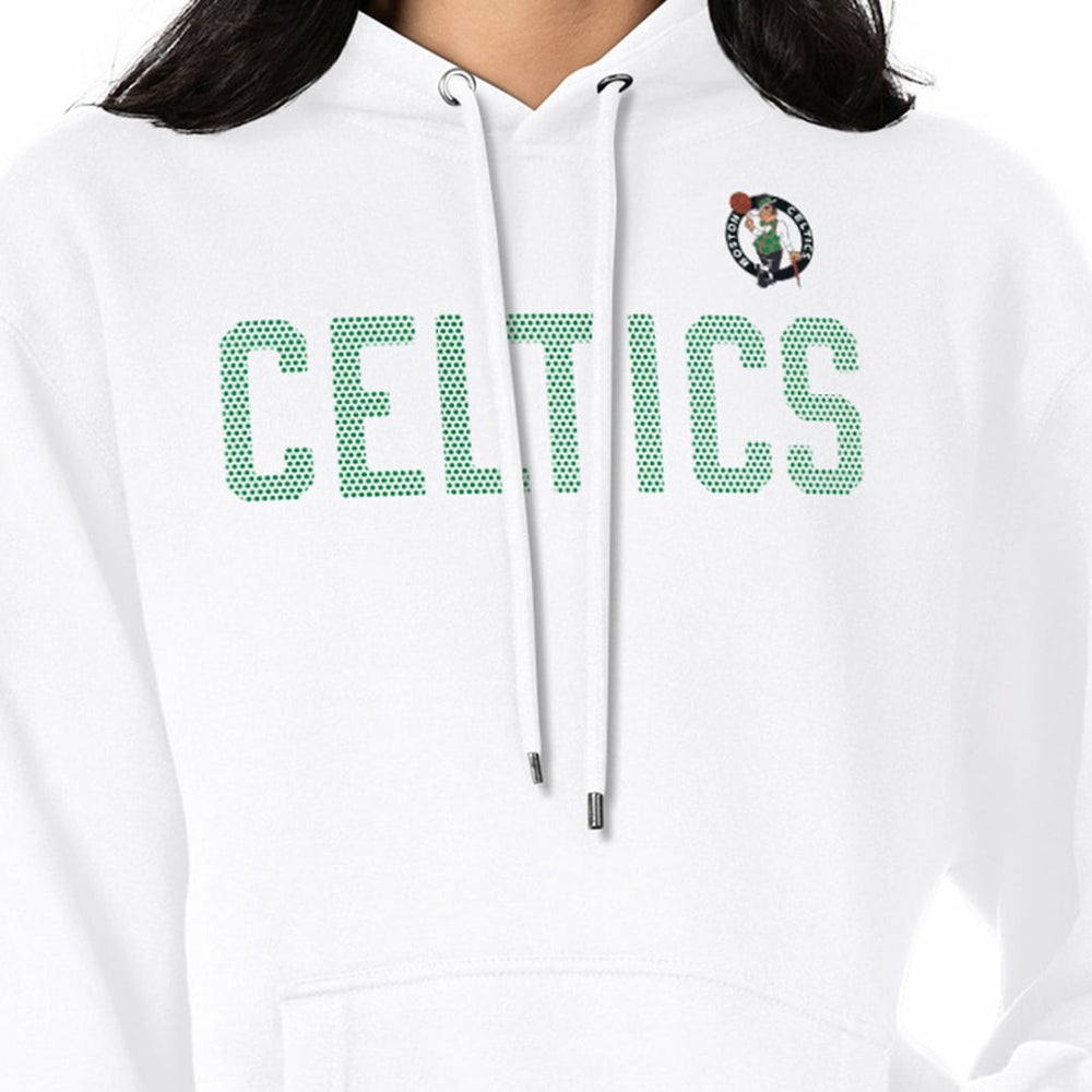 NBA - Boston Celtics G-III 4Her by Carl Banks Women's Dot Print Pullover Hoodie - White