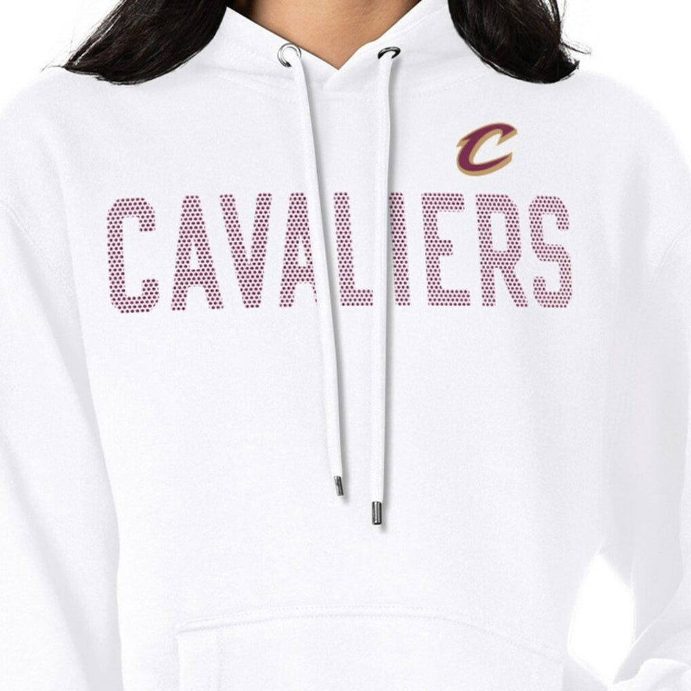 NBA - Cleveland Cavaliers G-III 4Her by Carl Banks Women's Dot Print Pullover Hoodie - White