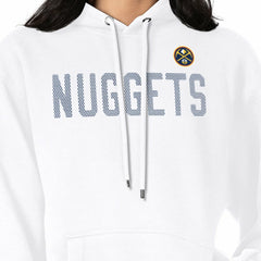 NBA - Denver Nuggets G-III 4Her by Carl Banks Women's Dot Print Pullover Hoodie - White
