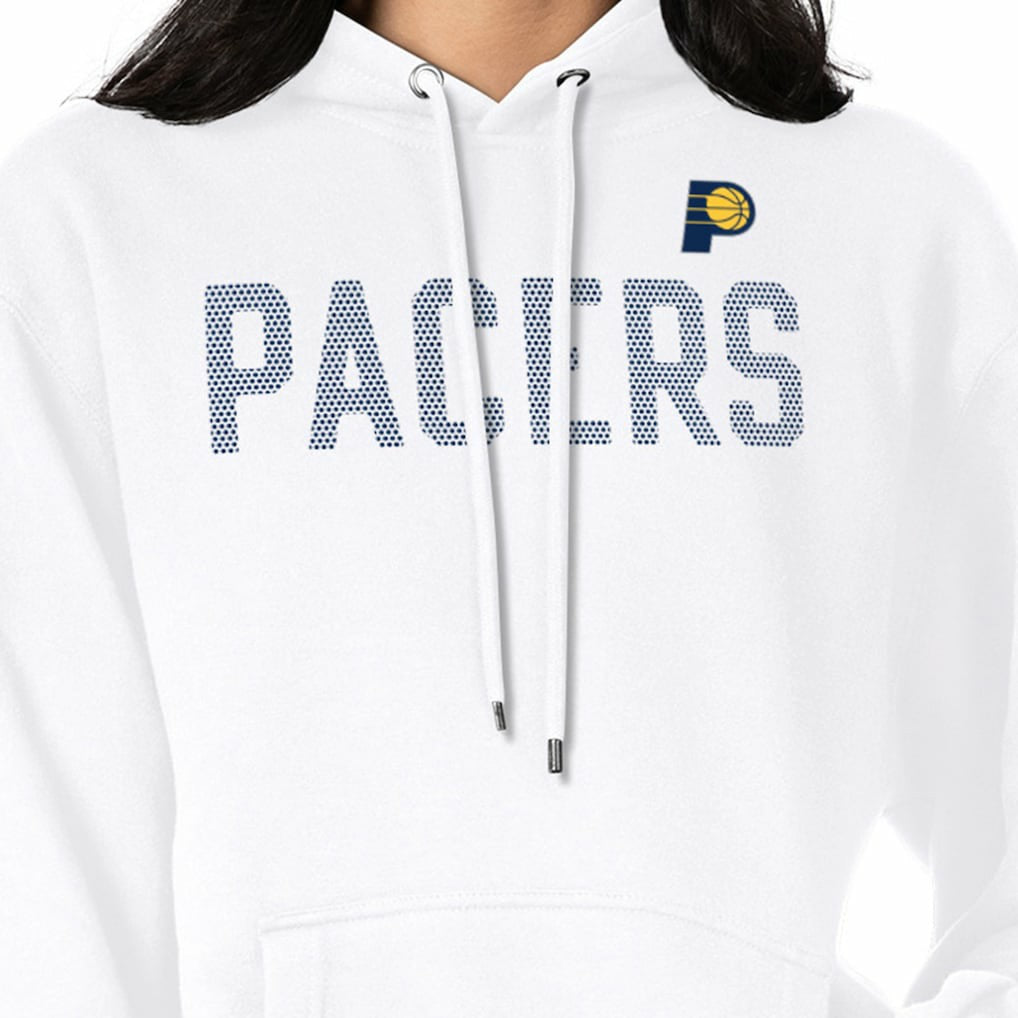 NBA - Indiana Pacers G-III 4Her by Carl Banks Women's Dot Print Pullover Hoodie - White