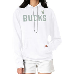 NBA - Milwaukee Bucks G-III 4Her by Carl Banks Women's Dot Print Pullover Hoodie - White
