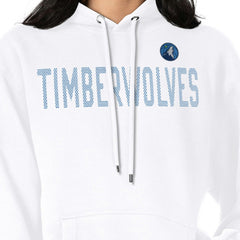 NBA - Minnesota Timberwolves G-III 4Her by Carl Banks Women's Dot Print Pullover Hoodie - White