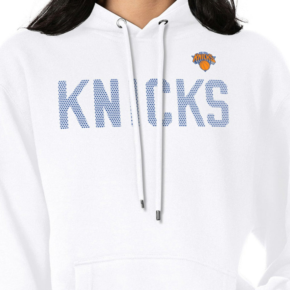 NBA - New York Knicks G-III 4Her by Carl Banks Women's Dot Print Pullover Hoodie - White