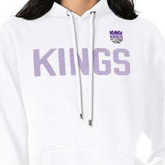 NBA - Sacramento Kings G-III 4Her by Carl Banks Women's Dot Print Pullover Hoodie - White