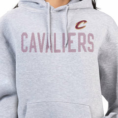NBA - Cleveland Cavaliers G-III 4Her by Carl Banks Women's Dot Print Pullover Hoodie - Heather Gray