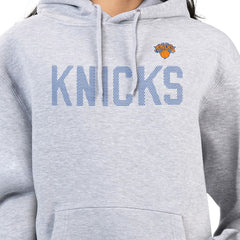 NBA - New York Knicks G-III 4Her by Carl Banks Women's Dot Print Pullover Hoodie - Heather Gray