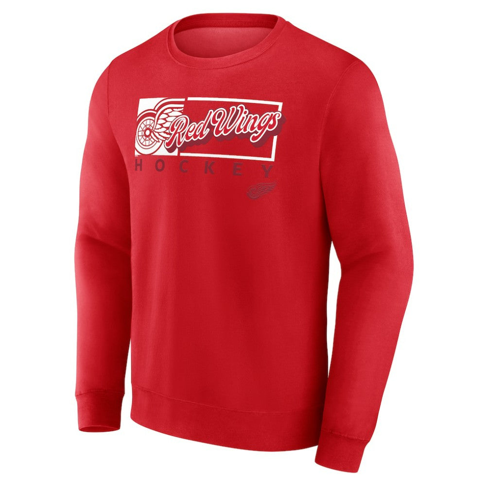 Detroit Red Wings - Fanatics Focus Fleece Pullover Sweatshirt Red