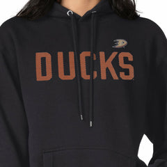 Anaheim Ducks - G-III 4Her by Carl Banks Women's Dot Print Pullover Hoodie Black