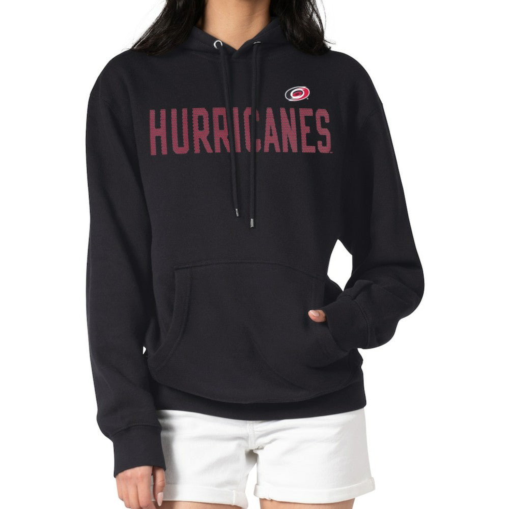 Carolina Hurricanes - G-III 4Her by Carl Banks Women's Dot Print Pullover Hoodie Black