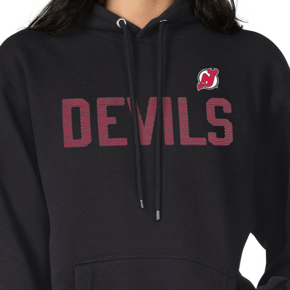 New Jersey Devils - G-III 4Her by Carl Banks Women's Dot Print Pullover Hoodie Black
