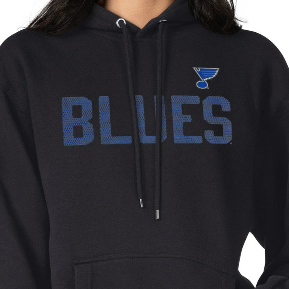 St. Louis Blues - G-III 4Her by Carl Banks Women's Dot Print Pullover Hoodie Black