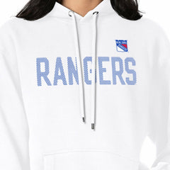 New York Rangers G-III 4Her by Carl Banks Women's Dot Print Pullover Hoodie White