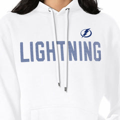Tampa Bay Lightning - G-III 4Her by Carl Banks Women's Dot Print Pullover Hoodie White