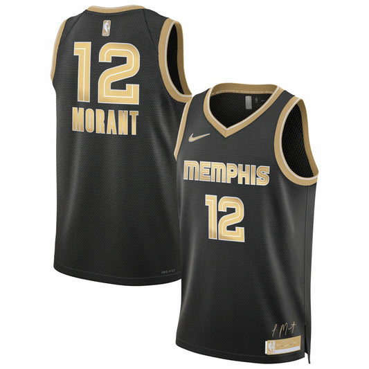 Ja Morant Memphis Grizzlies Unisex Select Series Swingman Jersey - Black | NBA Jerseys