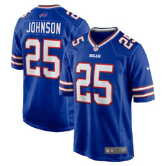 Ty Johnson Buffalo Bills Team Game Jersey Royal - Nike
