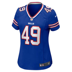DaShaun White Buffalo Bills Women's Team Game Jersey Royal - Nike