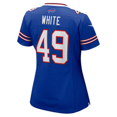 DaShaun White Buffalo Bills Women's Team Game Jersey Royal - Nike