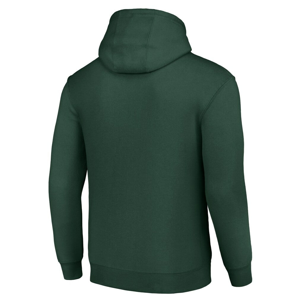 Green Bay Packers Starter Unisex Half Ball Team Fleece Pullover Hoodie Green - NFL